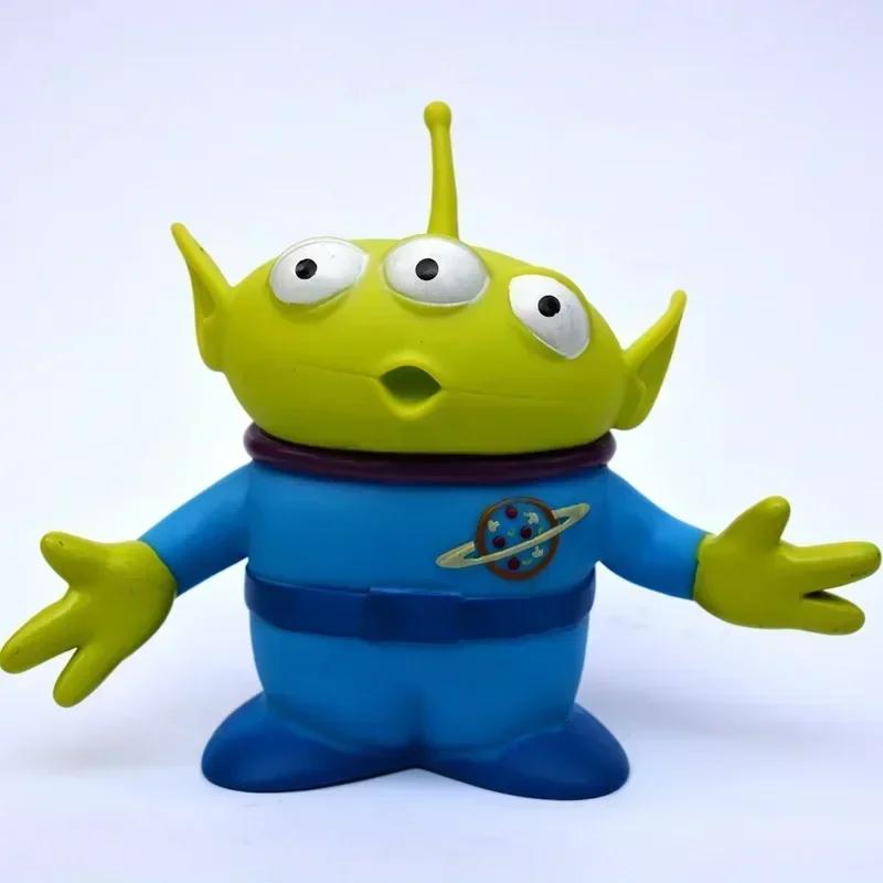 Kids Childrens Toy Story Three-Eyed Alien Monster Handmade Sullivan Vinyl Doll Anime Figure Accessories Birthday Xmas Gift Present for