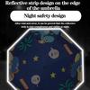 Sun Umbrellas ChildrenS Astronaut Dinosaur Anti Rebound Rain Umbrella WindproofUv Resistant Parasol Portable Folding Umbrella