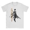 Unisex Unisex TShirt Tartaglia Wide Face Meme  Genshin Impact  Vintage Pure Cotton Tee Shirt Anime Game T Shirts Tops Plus Size
