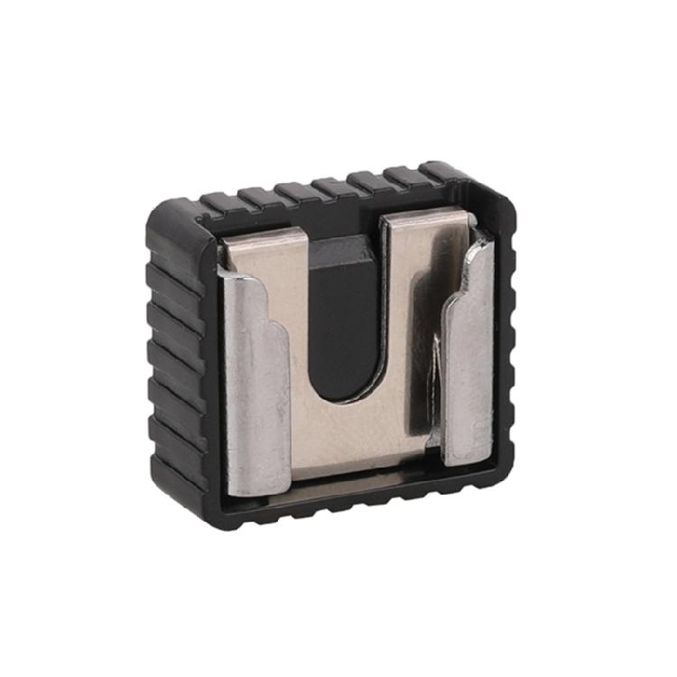 

Portable Flashes Base Bracket with Hot Shoe Interfaces 1/4inch Attachment for Flashes Tripod Photo Light Stand 1