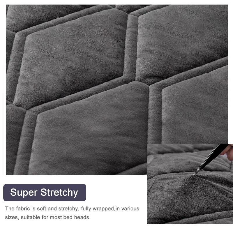 All -Inclusive Bedhead Cover Super Soft Smooth Quilted Thicken Spandex Fabric Headboard Cover Bed Headboard Covers Home Decor