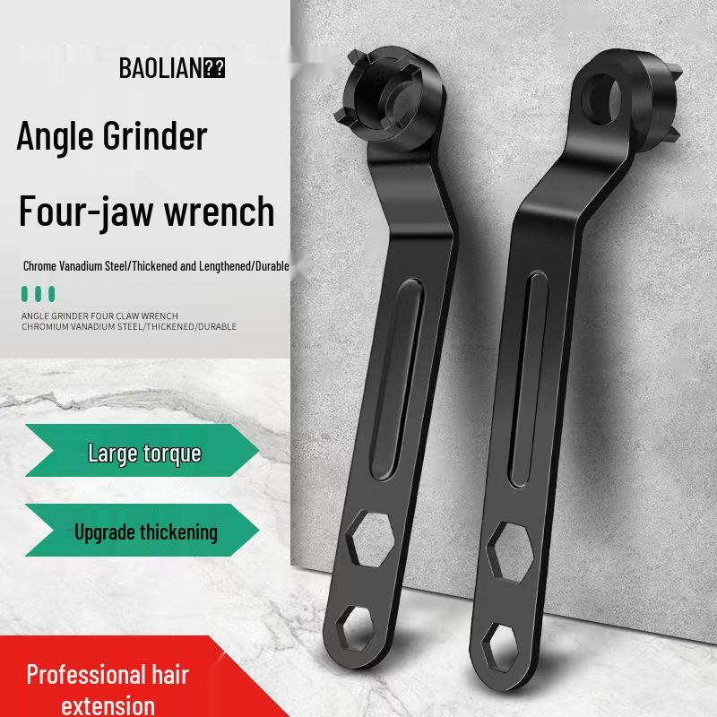 Angle Grinder Four-Corner Thickened Wrench Tool for Disassembly and Assembly