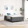 vidaXL Spring Bed Light Grey 160x200 Cm In Corduroy Fabric 3337417