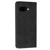 For Google Pixel 9a Case Wallet Calf Texture Leather Phone Cover with Hidden Magnetic Closure