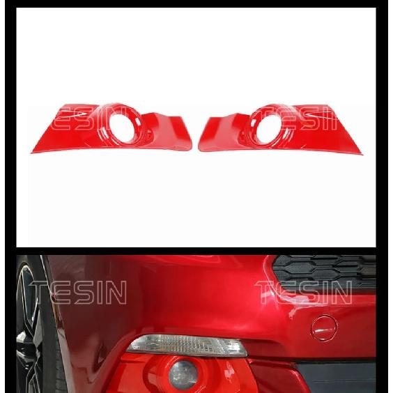 TESIN ABS Dekorativní kryt mlhového světla předního nárazníku auta Nálepka na ozdobu mlhového světla Pro Ford Mustang 2015 2016 2017 Vnější doplňky