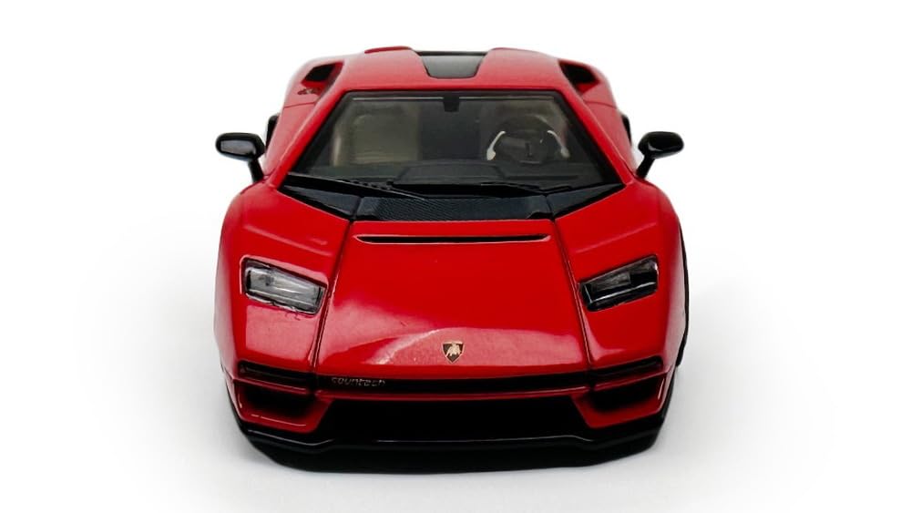 Hung Hing Toys 1/64 Lamborghini Countach LPI 800-4 Red (gold wheel rims) Finished Product