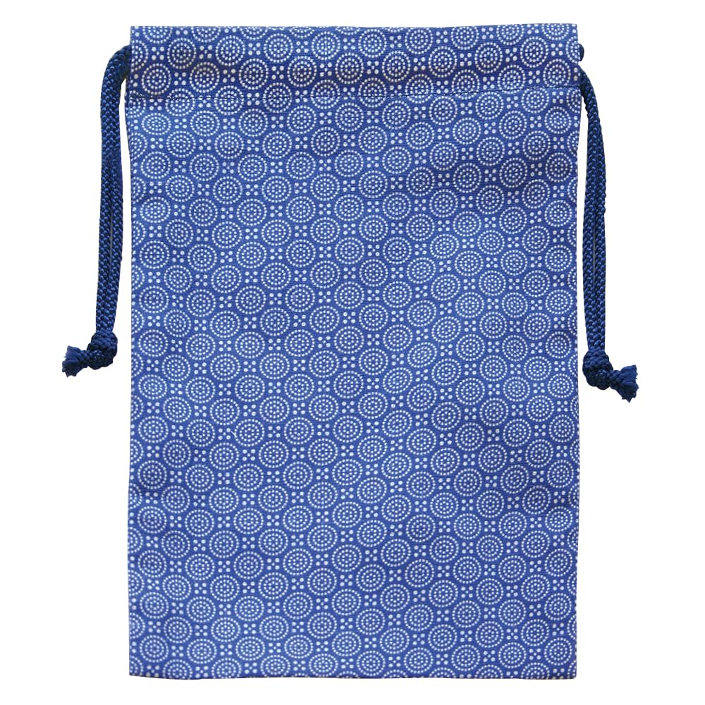Maeda Dyeing Goshuincho Drawstring Gyogi Chrysanthemum H23cm x W15cm Co. Bag, Design. Size Approx.