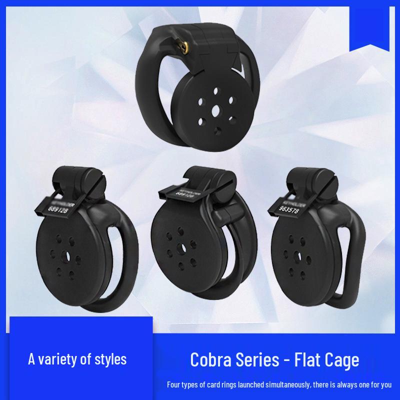 Cobra Escape-Proof Male Chastity Cage Lock for Cross-Dressers