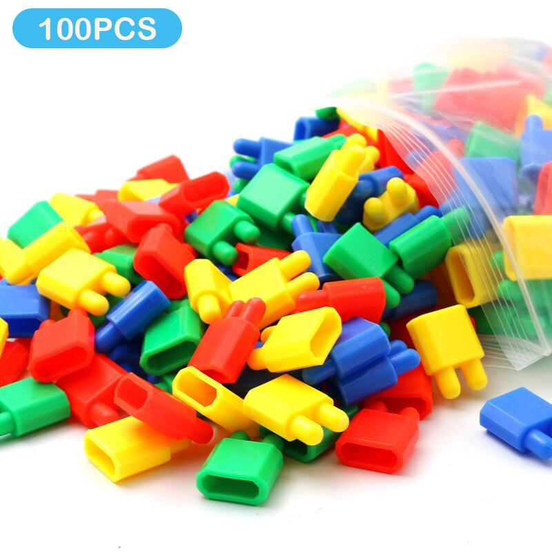 

Детский набор из 600 блоков, конструктор, обучающая игрушка, игровой набор STEM, образовательный набор, детская развивающая игрушка Branin