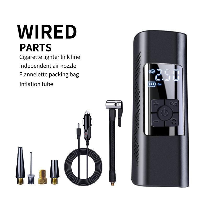 Universal Multifunction Electric Bicycle and Car Pump  Bicycle air Pump with Light Smart air pump