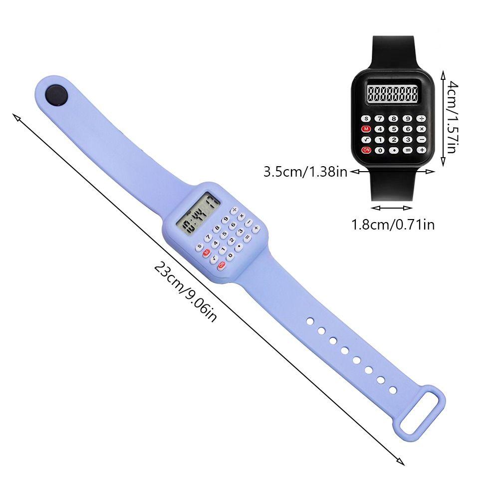 Multifunctional Electronic Digital Calculator Cartoon Sports Electronic Watch  Kids