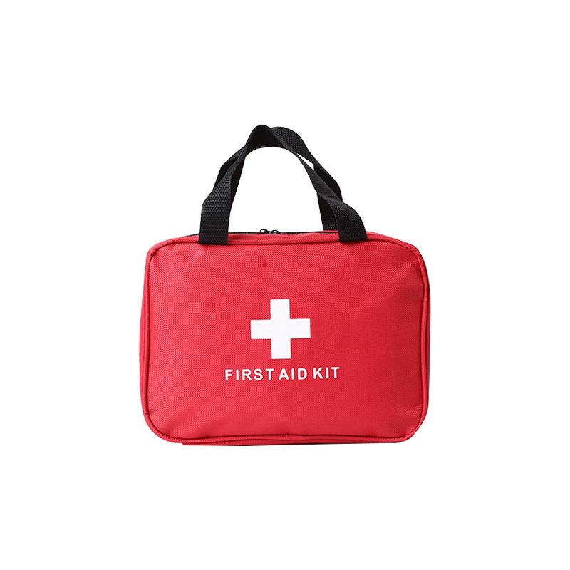 

Portable First Aid Kit: Large Capacity Home & Travel Medicine Storage Bag 26cm x 8cm x 18cm красный
