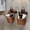 Plastic Wall Hanging Basket Decorative Garlic Ginger Storage Basket  for Kitchen