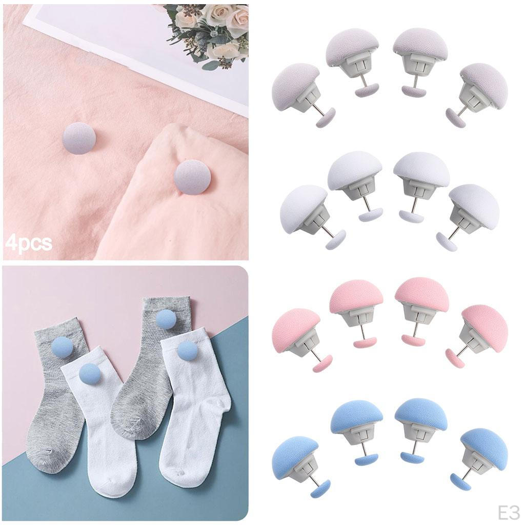 4 Piece Duvet Cover Clips, Sheet Fasteners, Anti- Clip Curtain for , Bedding Scarf