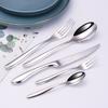 6/16/20/24Pcs Sliver Tableware Stainless Steel 304 Cutlery Set Western Knife Fork Spoon Mirror Dinner Set  Elegant Flatware