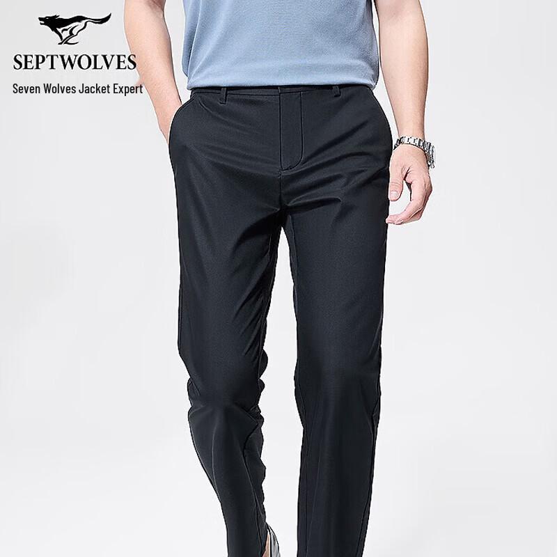 

SEPTWOLVES Men s Spring Linen Blend Casual Pants 28A