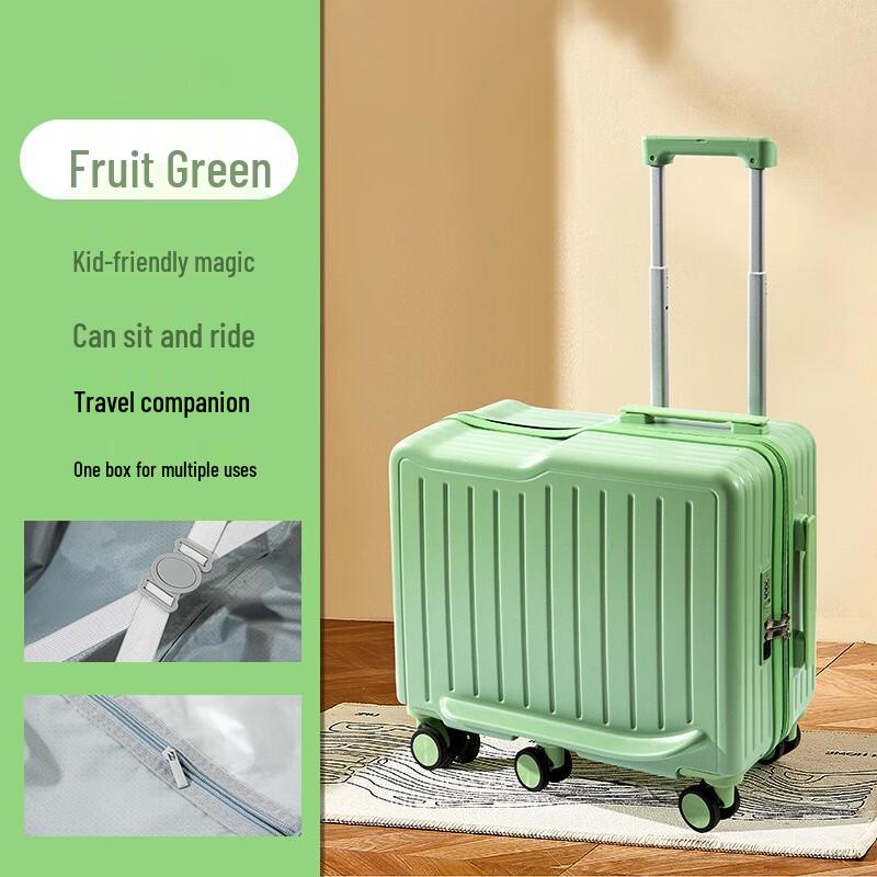 Li Shen Kids 6-Wheel Ride-On Carry-On Luggage 27 Inch