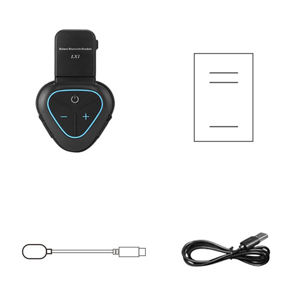 LX1 Motorcycle Half Headset Bluetoothcompatible5.3 Headphone Wireless Waterproof Handsfree For Motorbike Earphone