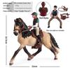 Children's Thousand-Mile Horse Simulation Model Toy and Sand Table Set