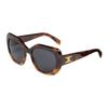 Metal Arc De Triomphe Logo Square Sunglasses Women Sunglasses Tortoise 4S226CPLB19RH