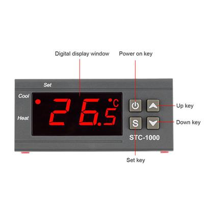 New 1 Set AC 110-220V STC-1000 Digital Temperature Controller Thermostat W/ Sensor