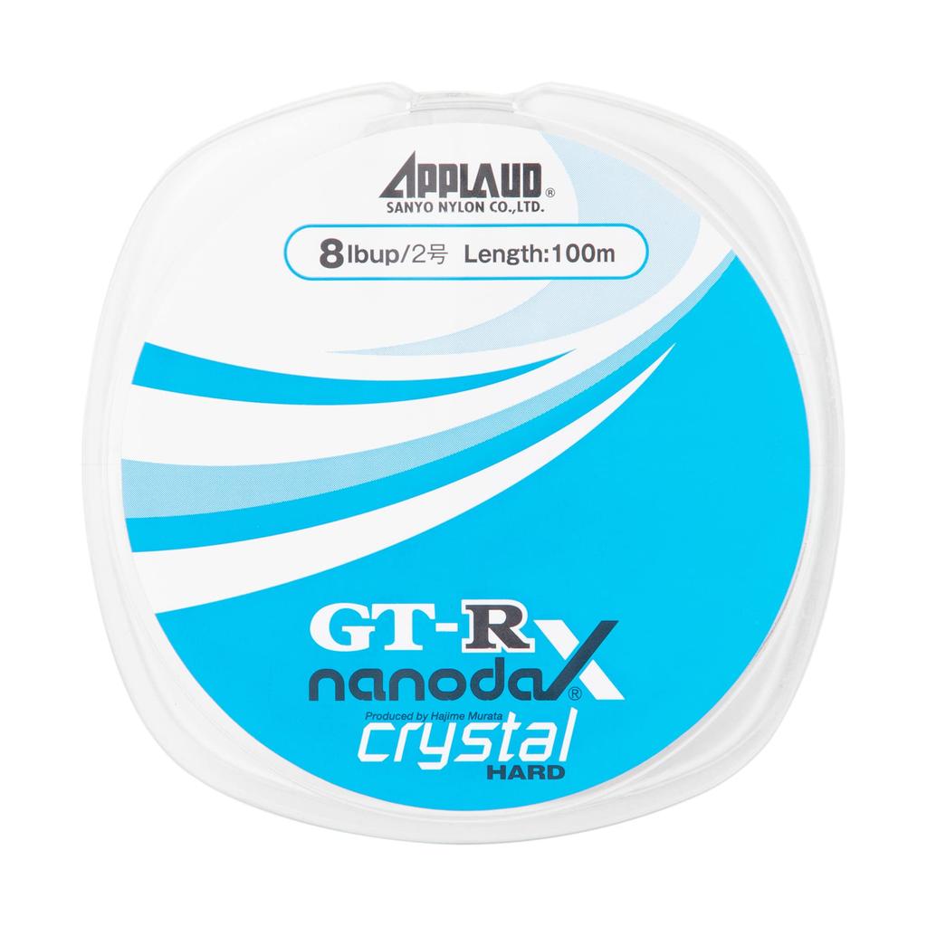 Sanyo Nylon NanodaX Approved nanodaX Crystal Crystal Clear Line, GT-R, Hard, 100m, 3lb,
