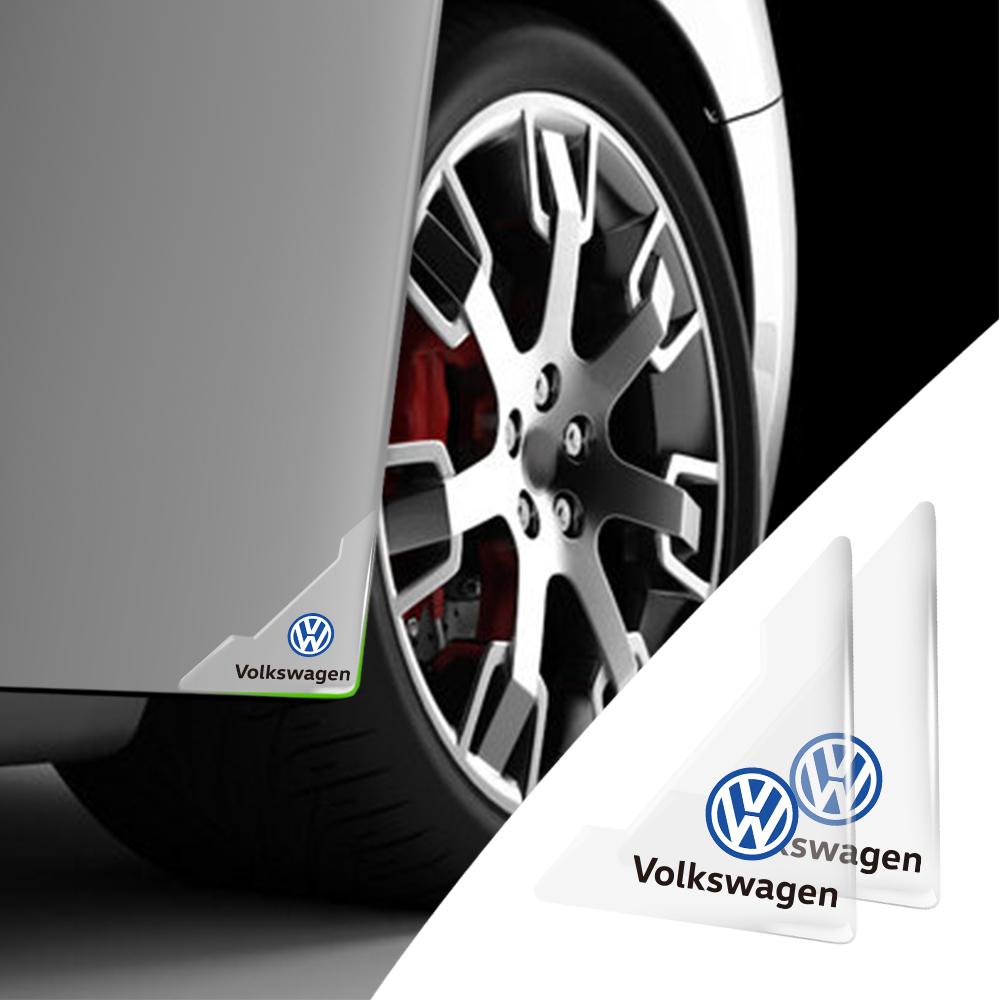 For VW Jetta Golf 6 CC EOS GTI R32 MK4 Jetta Bora Volkswagen 2/4PCS Car Door Corner Covers Anti Collision Protection Car Sticker