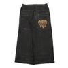 Streetwear JNCO jeans Y2K hip-hop cartoon pattern loose black pants men's and women's wide-leg pants wholesale