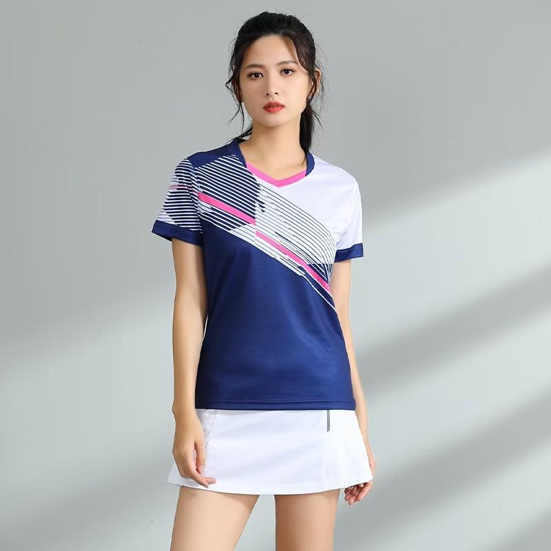 Unisex Quick-Dry Sport Set Badminton Tennis Volleyball Ping Pong Training Competition Athletic Wear