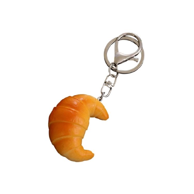 Mini Bread Style Keychain Capricious Food Inspired Charm Bread Key Holder Perfect For Personalizing Belongings