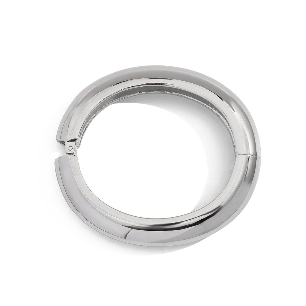 Fashion Texture Metal Pleated Glossy Bracelet Female, Simple Style Crystal Chain Finger Bracelet