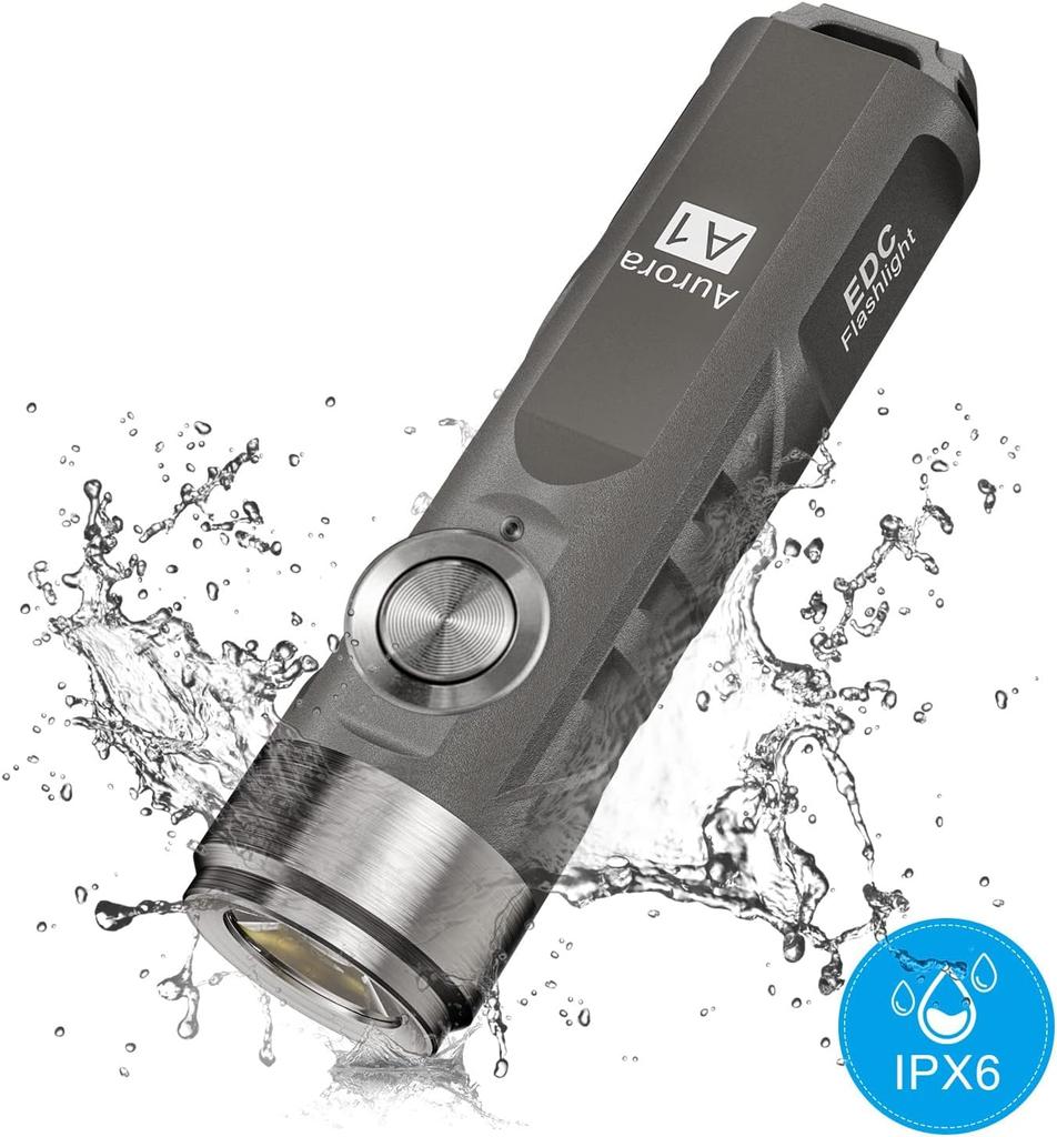 RovyVon A1 Keyring Flashlight Rechargeable 650 Lumens Super Bright Outdoor