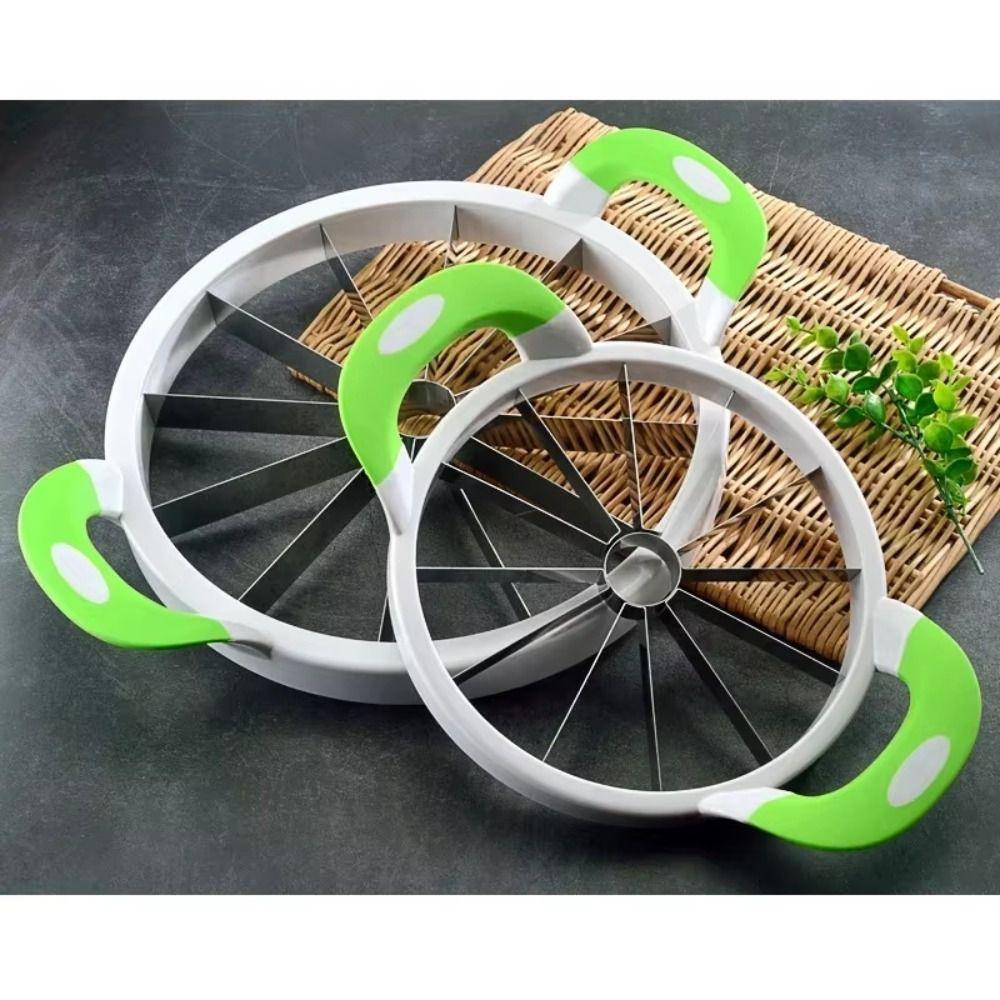 Stainless Steel Watermelon Slicer Handheld Melon Divider Convenient Fruit Cutter  Food Processing