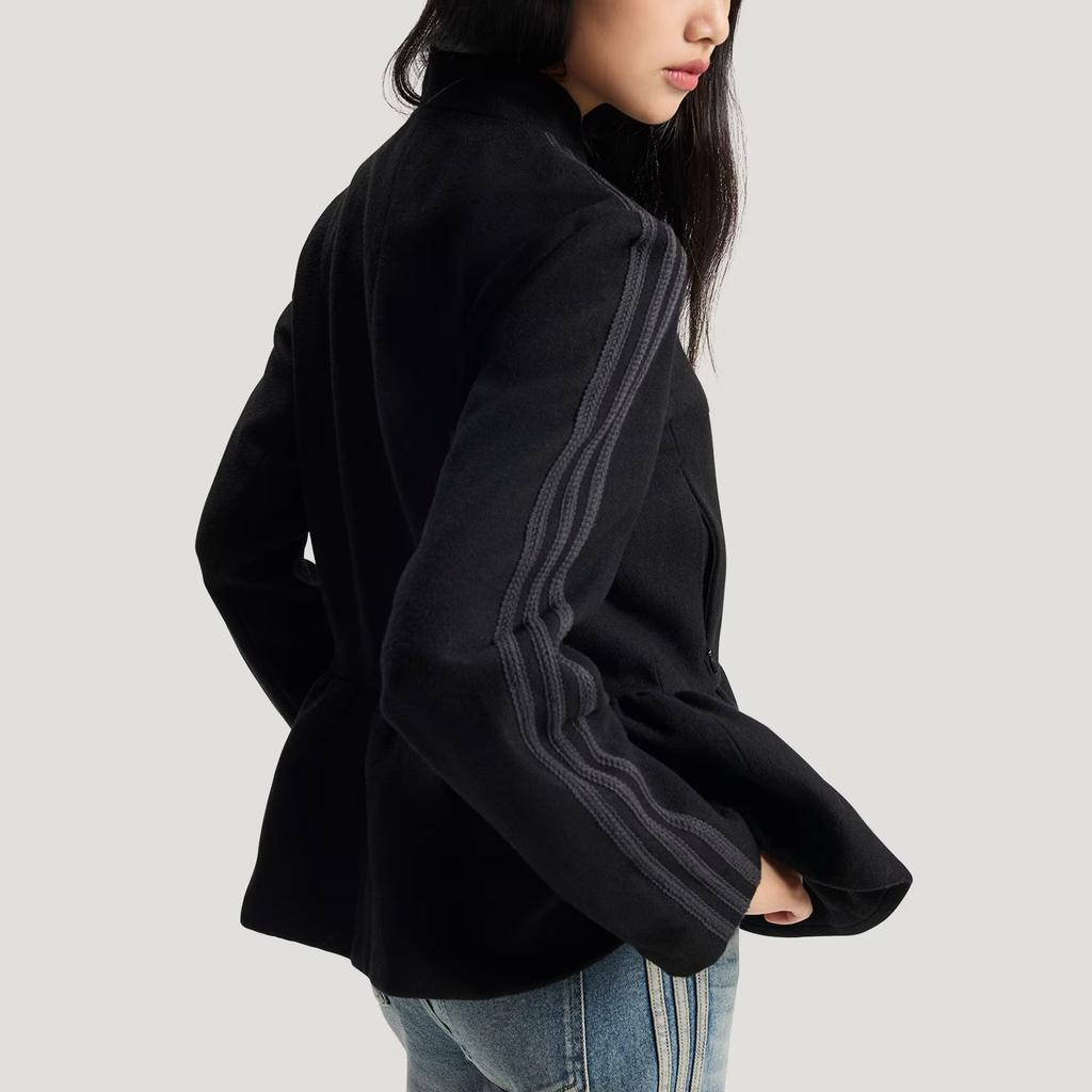 Adidas Originals New Year FW25 CNY Sports Waist-Defining Slim Fit Comfortable Skin-Friendly Striped Jacket Women Jackets KR5068