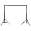 2 *   / 6.6 * 9.8ft   Background Support Stand Photo Backdrop Crossbar Kit with two Clamps