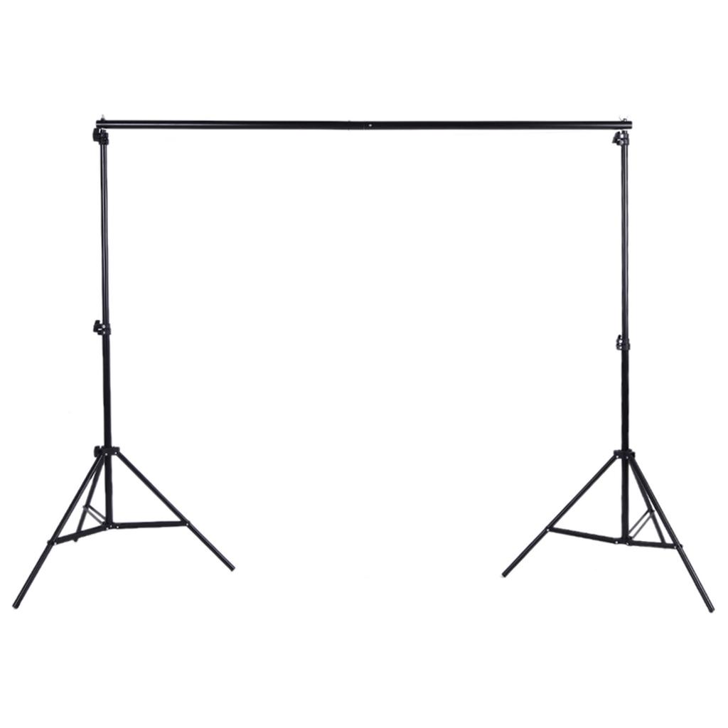 2 *   / 6.6 * 9.8ft   Background Support Stand Photo Backdrop Crossbar Kit with two Clamps