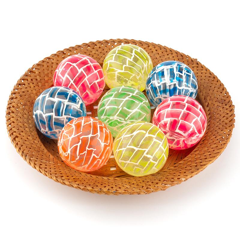 1Pcs Big 55Mm Bouncy Balls For Kids Party Favor Basketball Glitter Marbleized Balle Rebondissante Juguetes Divertidos Para Niños