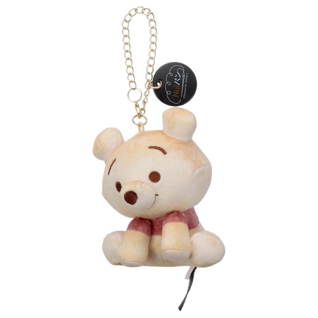 Takara Tomy Arts Disney Character Nui Pan Chain Strap Mascot Character Pan Pooh Plush Approximately 10cm Tall (Sitting) Toy,
