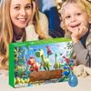 HHO-Countdown Calendar Advent 24 Days Christmas Holiday Animal Dinosaur Egg For Kids Teens Festive Party Classroom