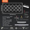 Square LED Garage Lights 88000LM 14 Grids Bright Car Detailing Shop Light