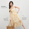 Women's Lyocell Resort Sleeveless A-Line Midi Dress