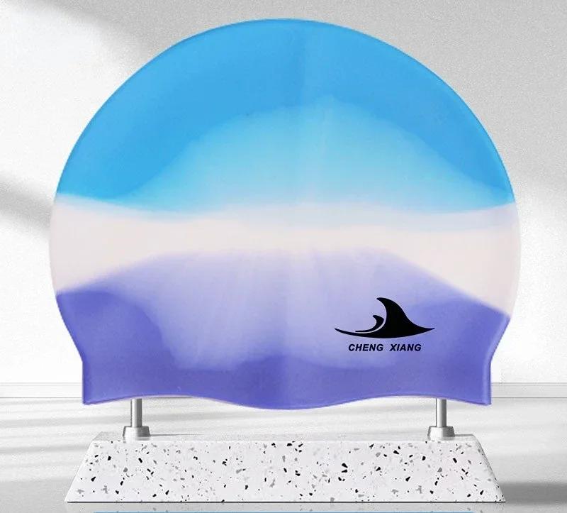 Swimming Cap Silicone Waterproof Swim Hat For Men Women Adult Kids Long Hair Pool Caps Diving Swimming Equipment Elastic Cap New