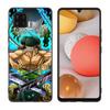 Anime Roronoa Zoro Case For Samsung Galaxy A12 A02S A22 A32 A52 A72 A71 A51 A41 A31 A21 A11 A50 A70 A10S A20S Black Soft Cover