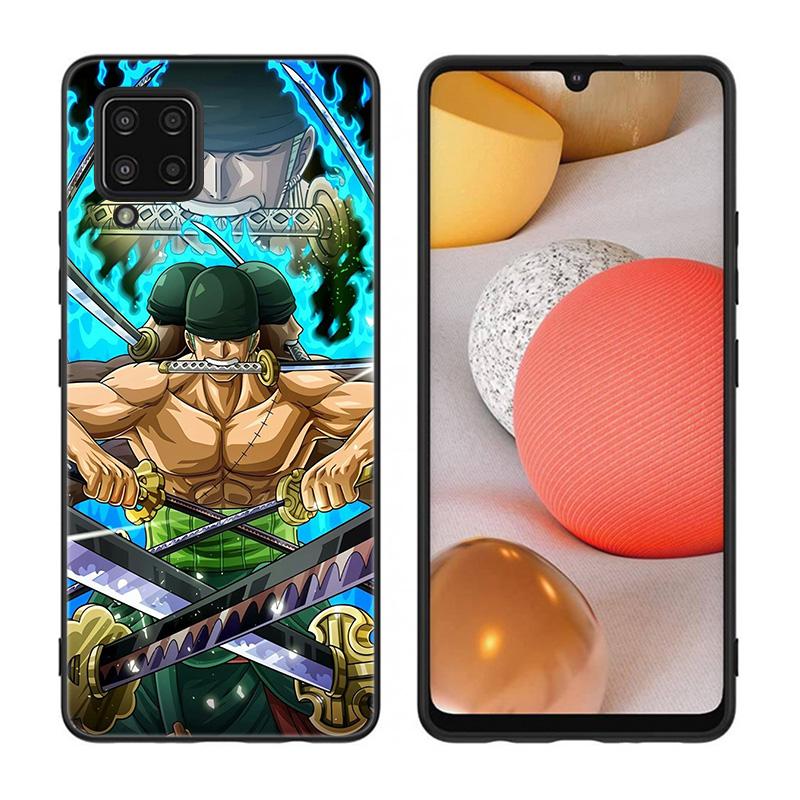 Anime Roronoa Zoro Case For Samsung Galaxy A12 A02S A22 A32 A52 A72 A71 A51 A41 A31 A21 A11 A50 A70 A10S A20S Black Soft Cover