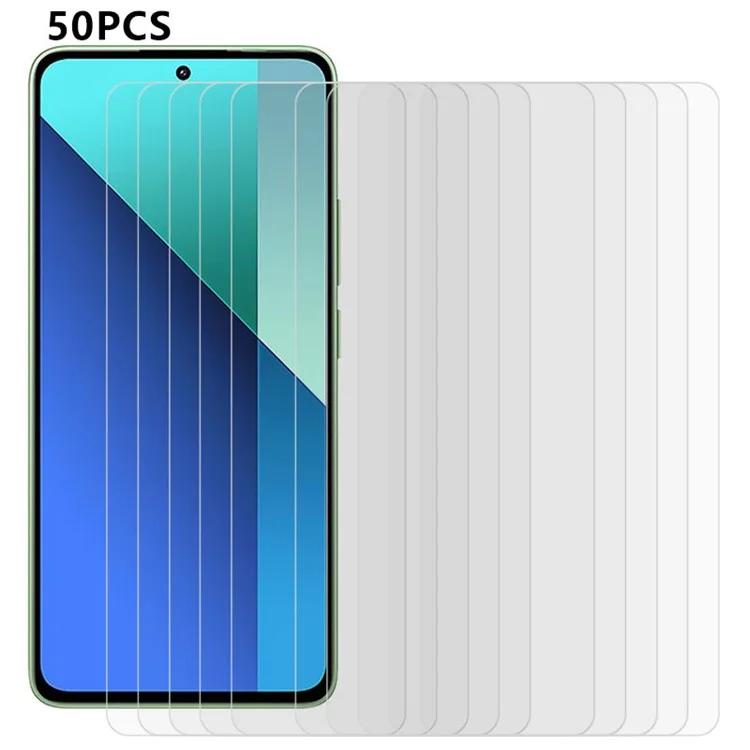 

50 шт. для Xiaomi Redmi 13 4G Защитная пленка для экрана 0,3 мм HD 2.5D Закаленное стекло пленка