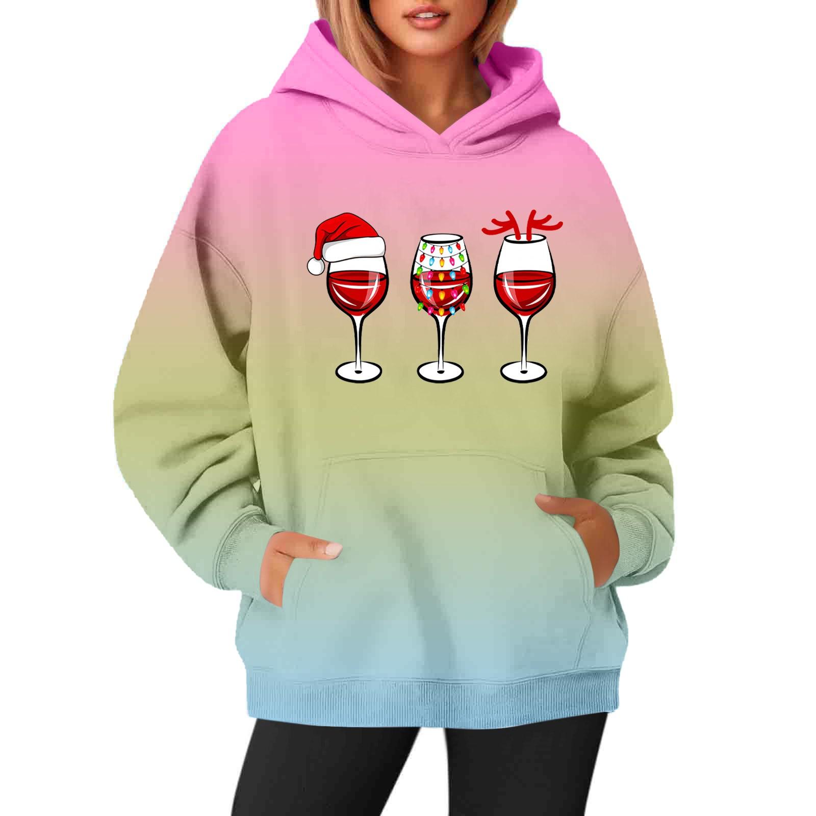 

Женские толстовки с круглым вырезом и длинным рукавом с рождественским принтом, однотонная толстовка с капюшоном XL жёлтый