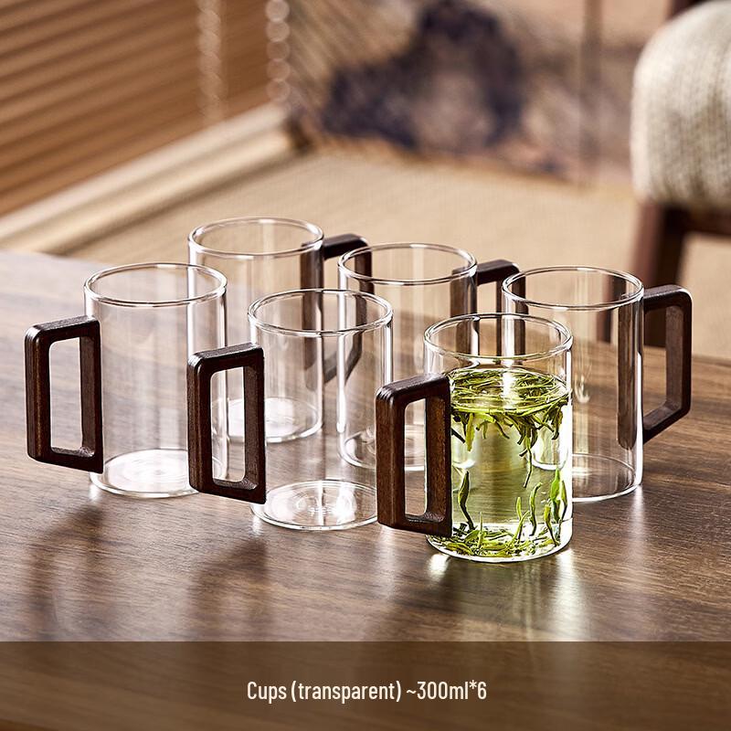 Hantun High Borosilicate Glass Cup Set