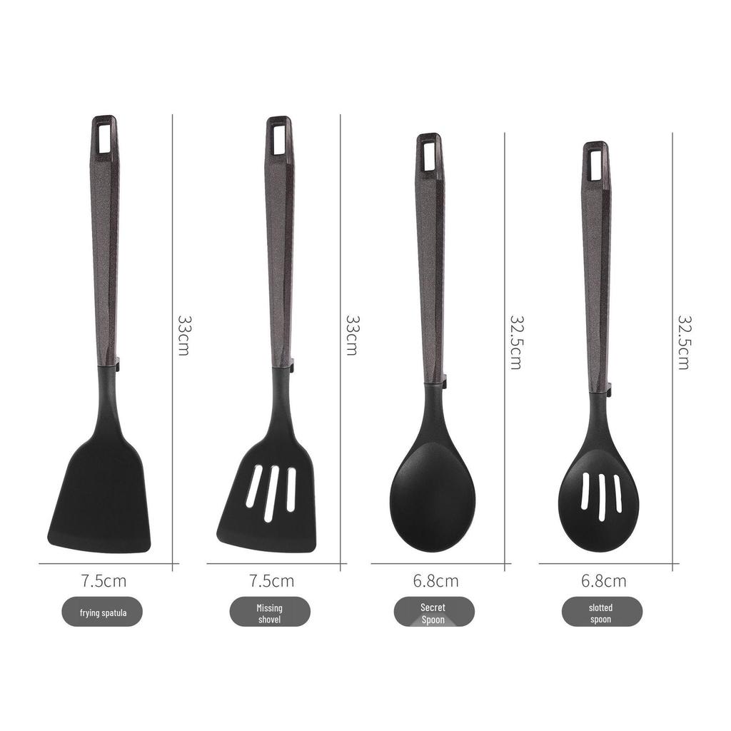 11-Piece Non-Stick Silicone Kitchen Utensil Set: Spatula, Soup Ladle, and Cookware
