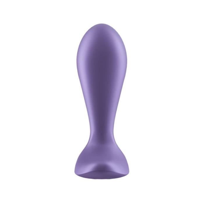 Plug Anal Vibrant Connecté - Satisfyer - Intensity Plug - Violet - Matériau Souple - Taille Unique