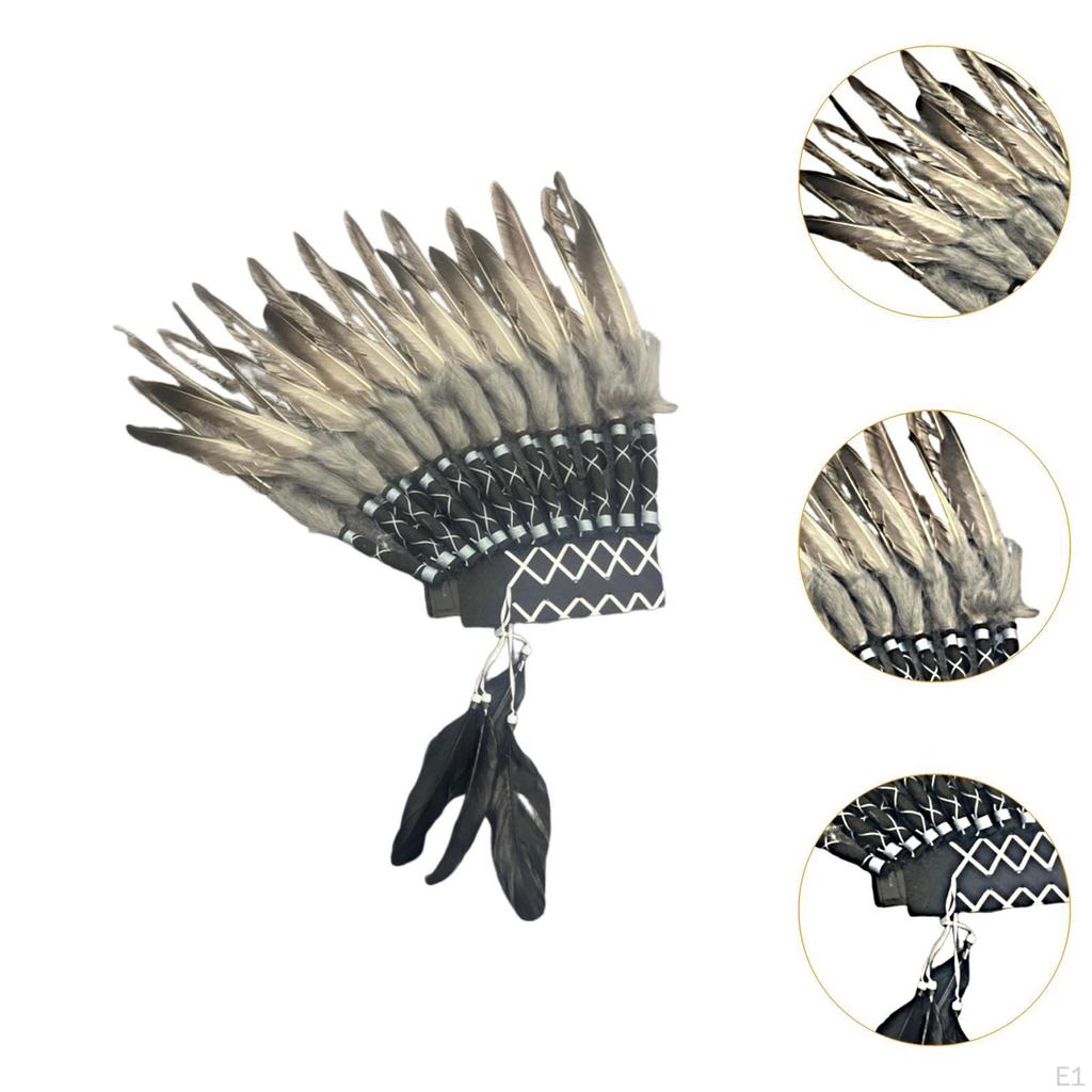 Indianerhut Männer Frauen Cosplay Kostüm für Festivalaufführung Show Bühne